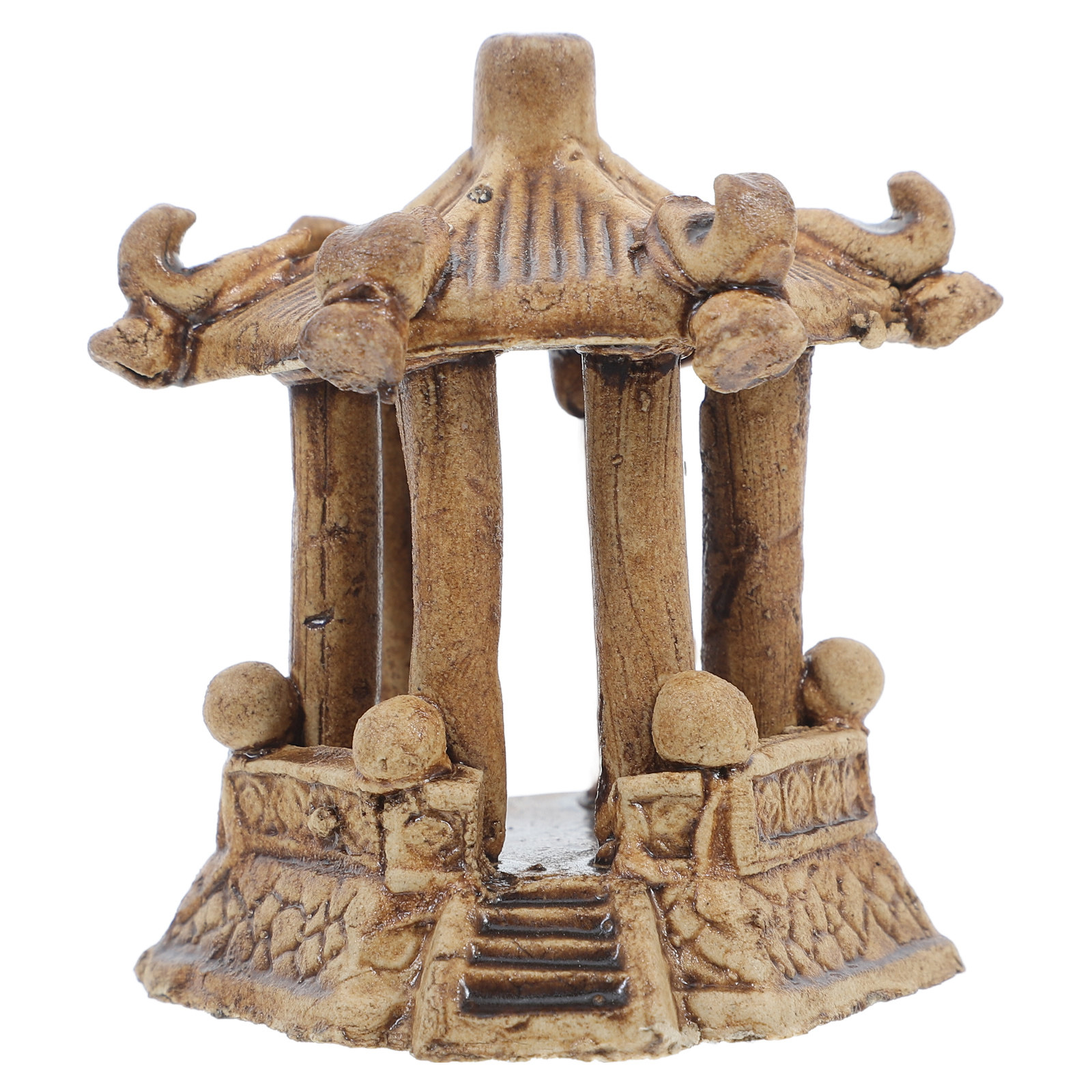Bonsai Garden Zen - Mini Pagoda in Ceramica Esagonale, Decorazione