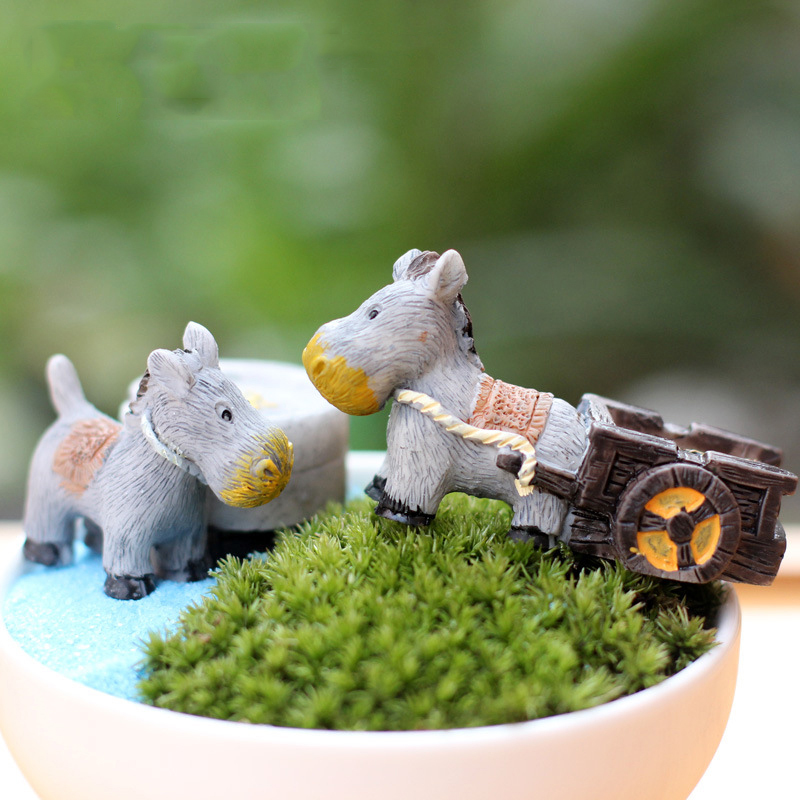 Figurine di animali Mini asino - Bonsai Garden In Japan recensione e prezzo