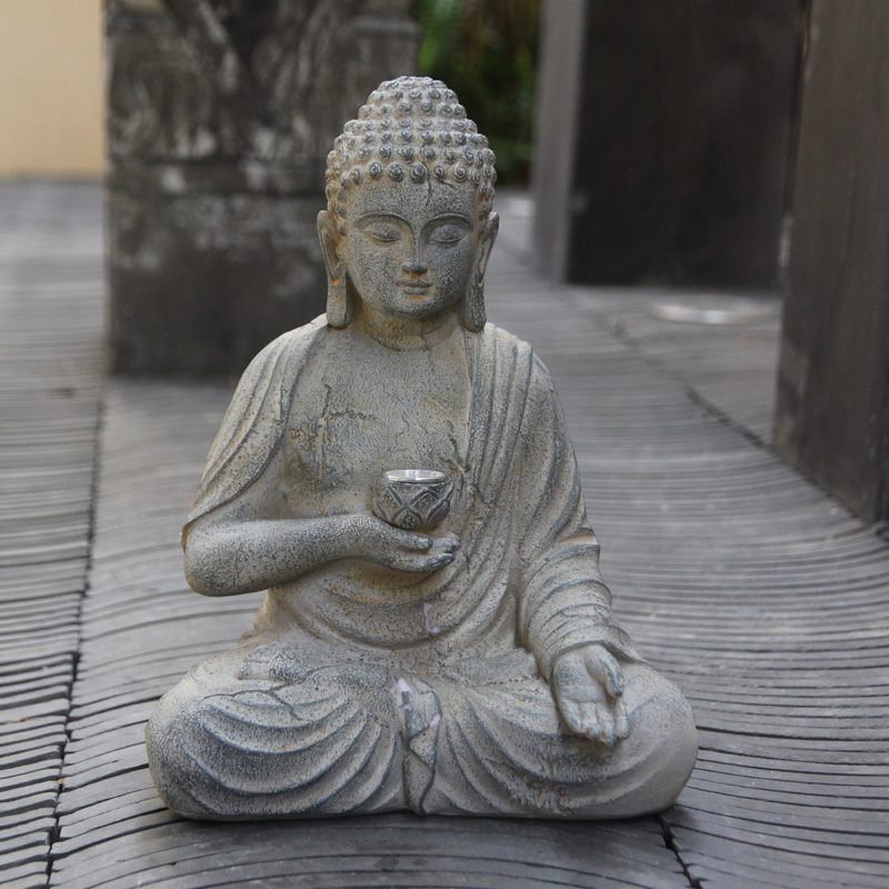 Statua di Buddha solare in res - Bonsai Garden Zen recensione e prezzo