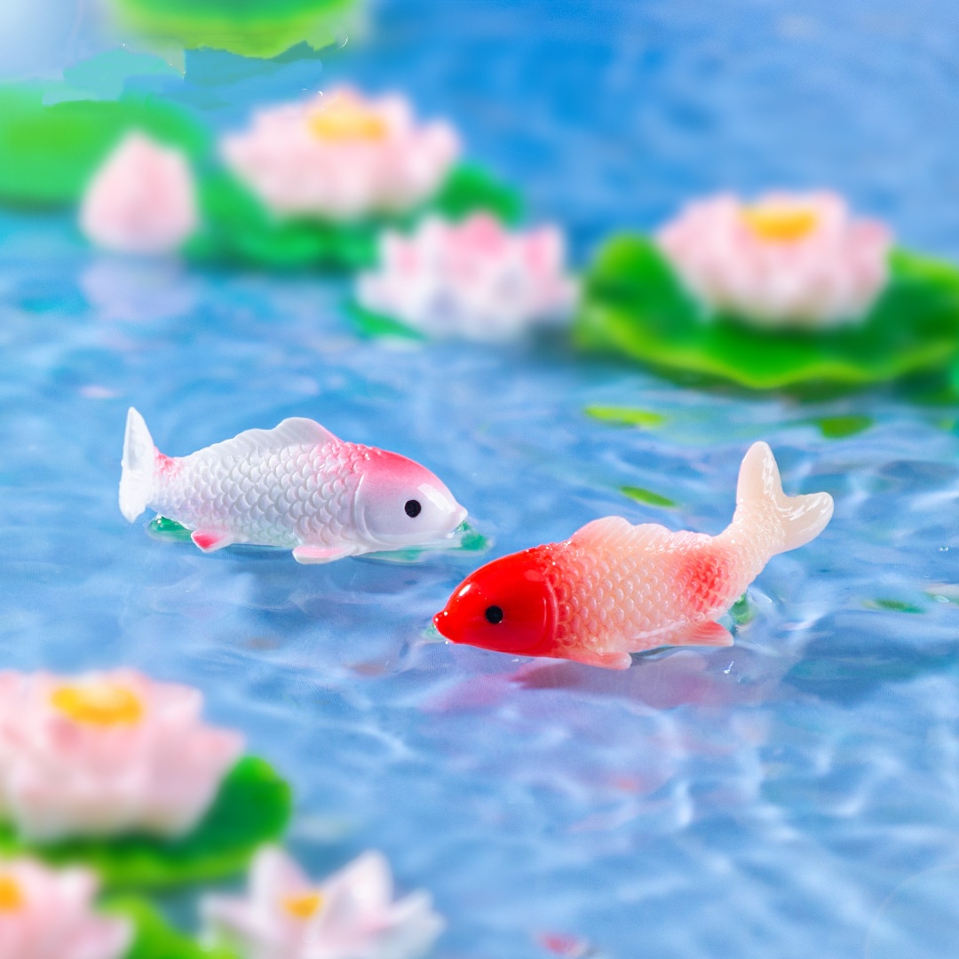 10 pezzi mini koi pesci figuri - Bonsai Gardenia recensione e prezzo