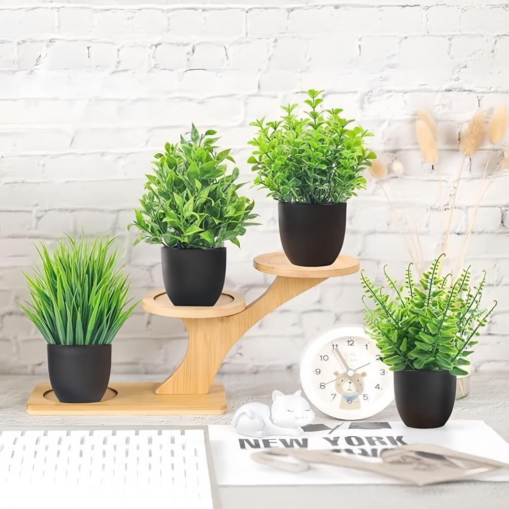 Set di 4 Mini Piante Artificia - Bonsai Gardenia recensione e prezzo