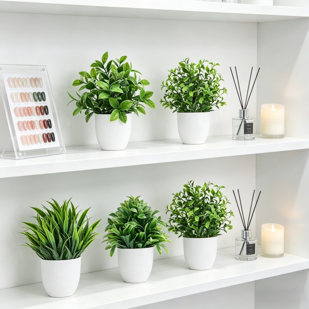 Set di 4 Mini Piante Artificia - Bonsai Gardenia recensione e prezzo