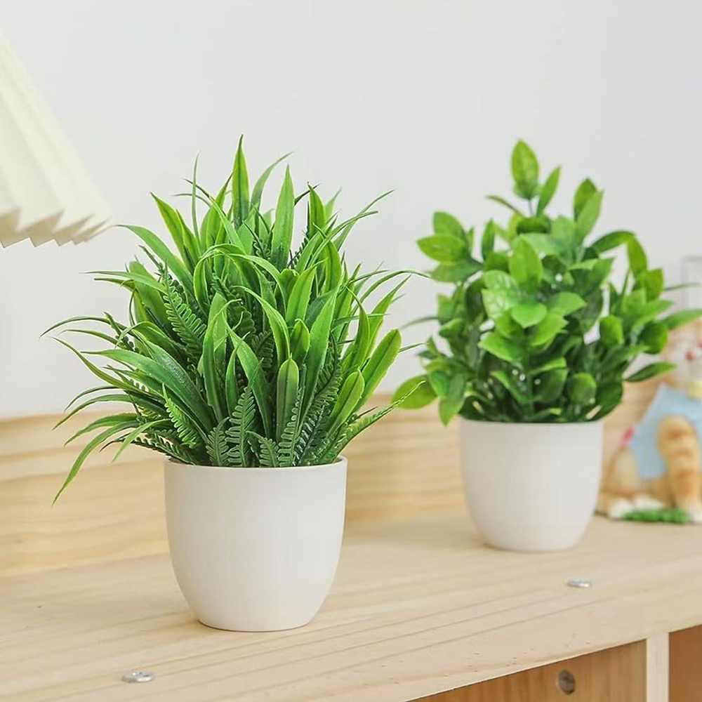 Set di 4 Mini Piante Artificia - Bonsai Gardenia recensione e prezzo