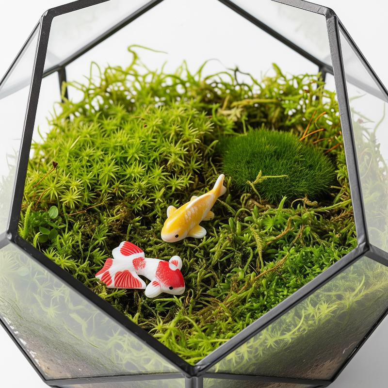 Mini Statuette di Pesci Koi in - Bonsai Garden With Koi Pond recensione e prezzo